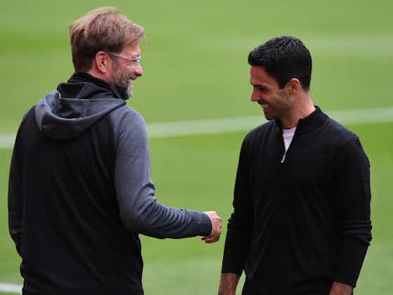 Article image:Arteta in awe of 'culture' Klopp has created at Liverpool