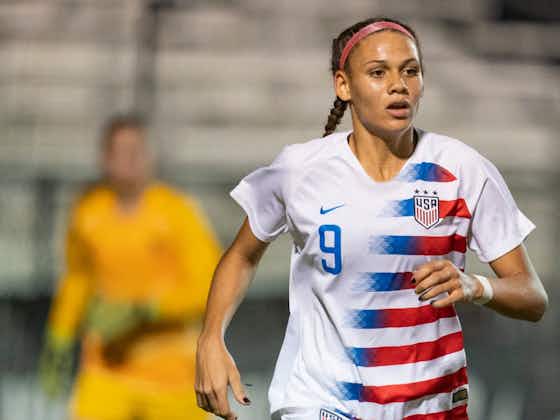 Article image:Dennis Rodman's daughter Trinity 'excited to pave my own path' after going second in NWSL draft