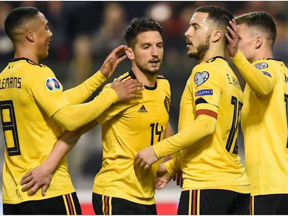 Article image:Belgium 3 Russia 1: Hazard spares Courtois' blushes