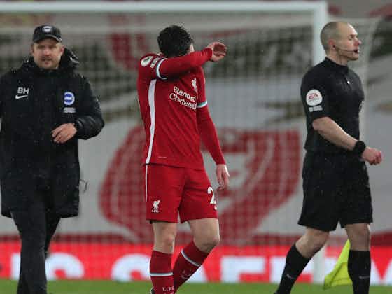 Article image:Reds not in title race 'at this moment' – Robertson sounds warning after Brighton loss