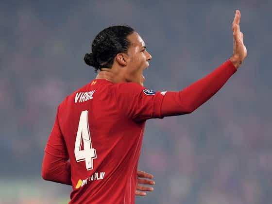 Article image:Klopp says Van Dijk is standout candidate above Messi for Ballon d'Or glory