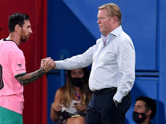 Article image:Koeman understands Messi's anger over Suarez exit but insists striker left of own volition
