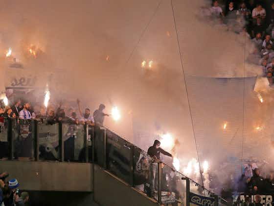 Article image:Fireworks and fan unrest halt Hertha DFB-Pokal match