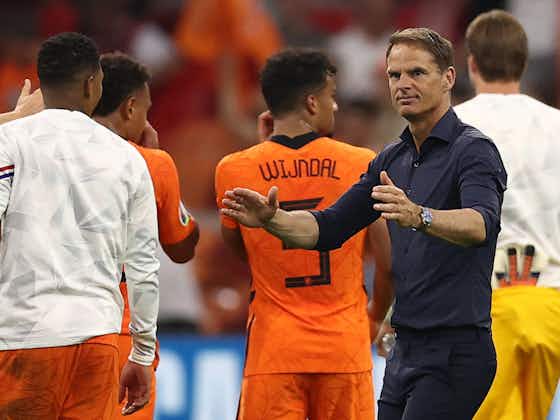 Article image:De Boer says Netherlands must 'grow into' Euro 2020 after winning Group C