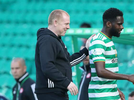 Article image:Celtic boss Lennon braced for Edouard bids after hat-trick