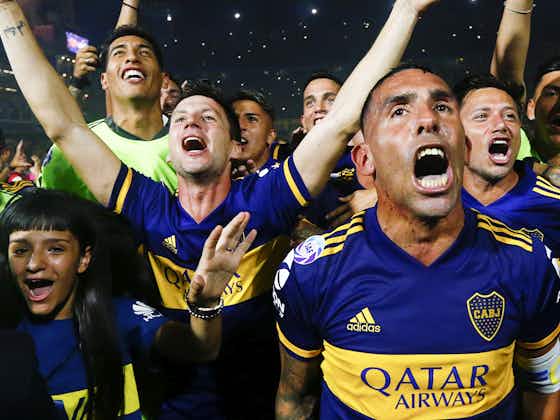 Article image:Tevez goal sees Boca Juniors win title as River Plate draw