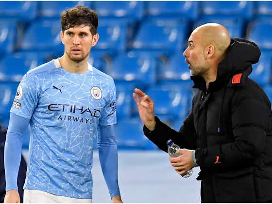 Article image:In-form Stones deserves the best – Man City boss Guardiola