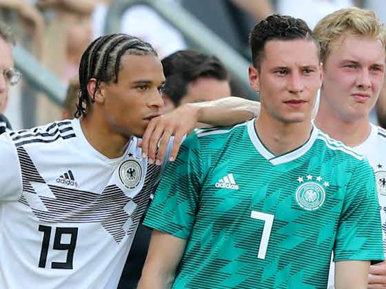 Article image:Settled Sane will not force Bayern move, says Draxler
