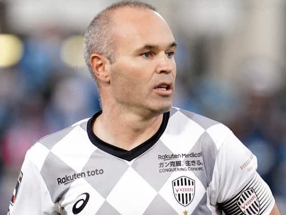 Article image:Iniesta agrees two-year contract extension at Vissel Kobe