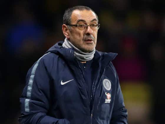 Article image:Sarri: 'Stupid people' do not represent Chelsea fans