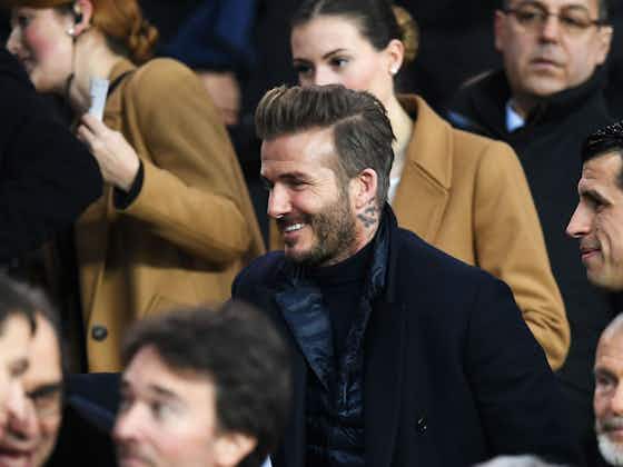 Article image:Beckham told me to take Newcastle job, claims Bruce