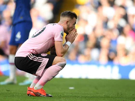 Article image:Leicester's Maddison rues missed opportunity at Stamford Bridge