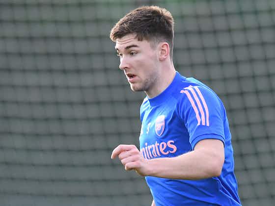 Article image:Arsenal pair Tierney and Martinelli back in training ahead of Newcastle match