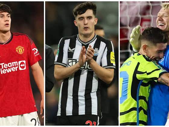 Article image:Arsenal trio, Man Utd, Newcastle duos among XI of players who seized Carabao Cup chance