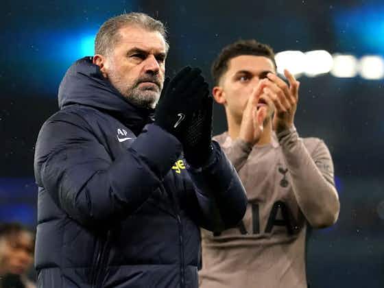 Article image:Ange Postecoglou heaps praise on ‘lucky’ Tottenham for second-half performance