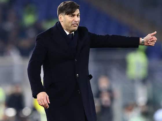 Article image:Roma coach Fonseca left pleased with Juventus draw