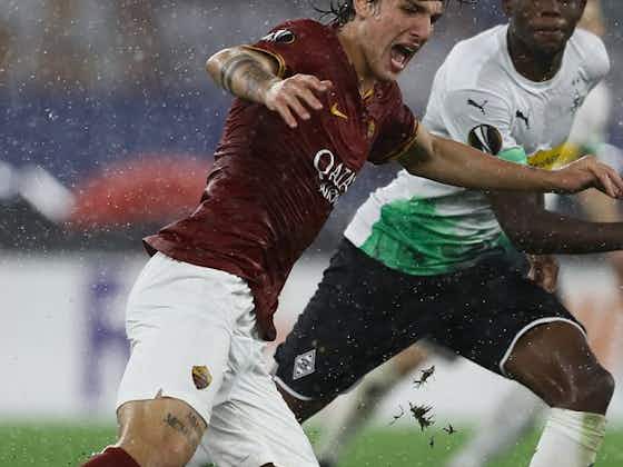 Article image:Roma midfielder Zaniolo emotional after goalscoring performance in victory over Trabzonspor