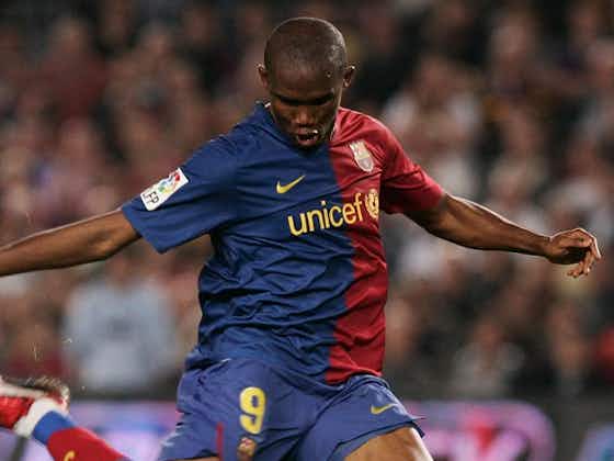 Article image:Eto'o can't imagine Barcelona without Messi