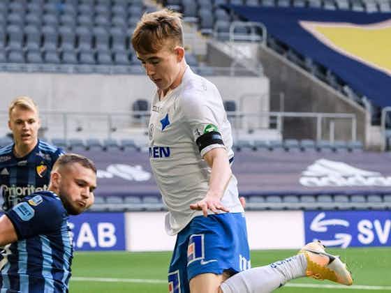 Article image:IFK wonderkid Isak Bergmann Johannesson flattered Man Utd scout watched him Sunday