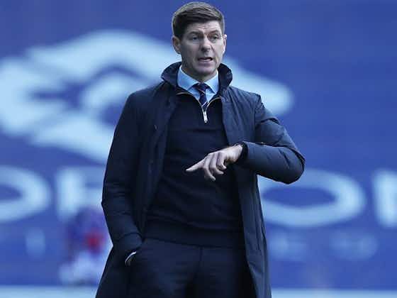Article image:Gerrard can't guarantee Everton, WBA target Morelos staying with Rangers