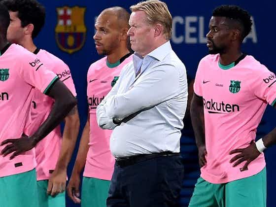 Article image:Barcelona coach Koeman: Of course Messi is angry about Suarez