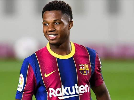 Article image:Barcelona encouraging Man Utd to try again for Ansu Fati