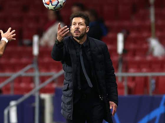Article image:Atletico coach Simeone satisfied after Real Madrid draw