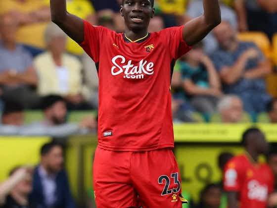 Article image:Sarr double sees Watford win at Norwich