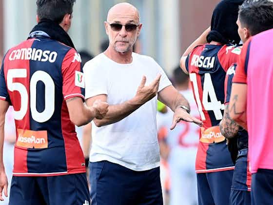 Article image:Genoa coach Ballardini: We deserved victory against Cagliari