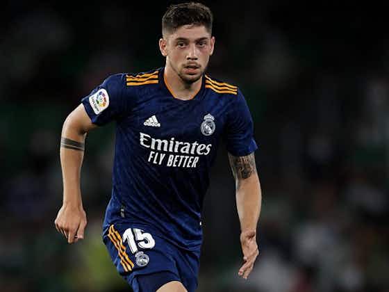 Article image:Real Madrid coach Ancelotti happy with Valverde at right-back