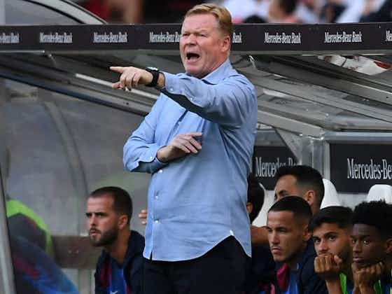 Article image:Barcelona coach Koeman encouraging Umtiti and Braithwaite to find new clubs