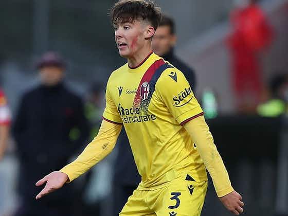 Article image:Brentford  move for Bologna fullback Aaron Hickey