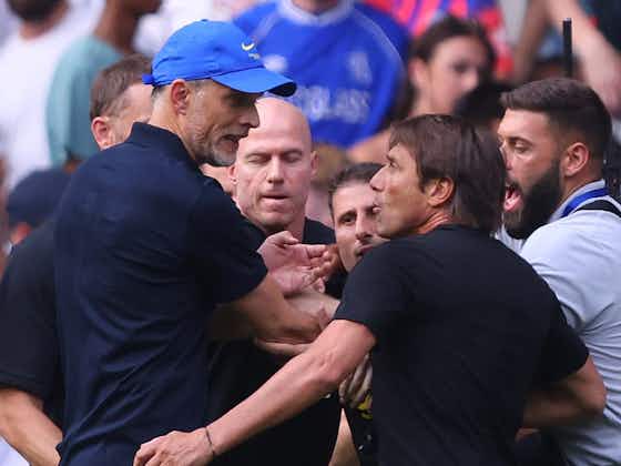 Article image:Antonio Conte refuses to comment on Thomas Tuchel bust-up