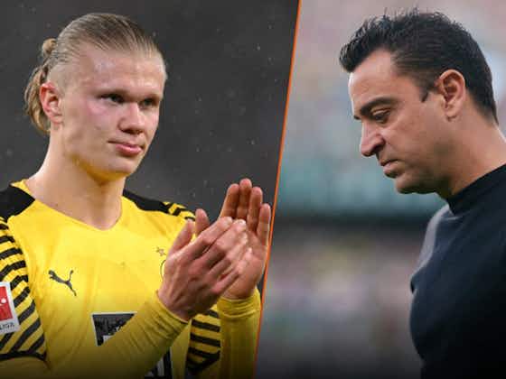 Article image:Xavi adamant Erling Haaland's Man City move is financially motivated