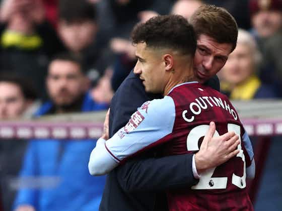 Article image:Philippe Coutinho 'took 70% pay cut' to seal Aston Villa transfer