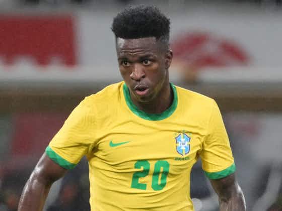 Article image:Vinicius Junior: Brazil manager urges Real Madrid winger to 'continue to dance & shine'