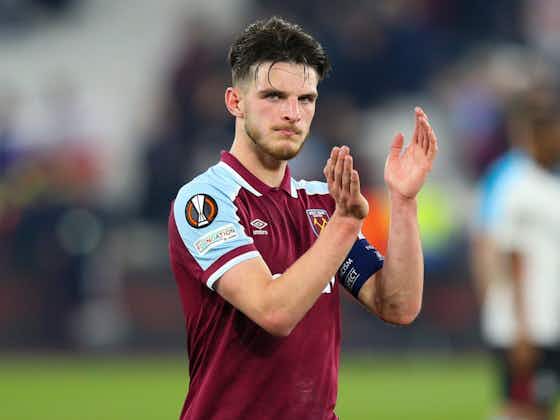 Article image:Declan Rice receives two-game UEFA ban for referee abuse