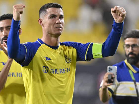 Article image:Cristiano Ronaldo scores stunning goal to keep Al-Nassr title hopes alive