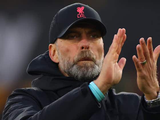 Article image:Jurgen Klopp hits out at journalist following Liverpool's loss at Wolves
