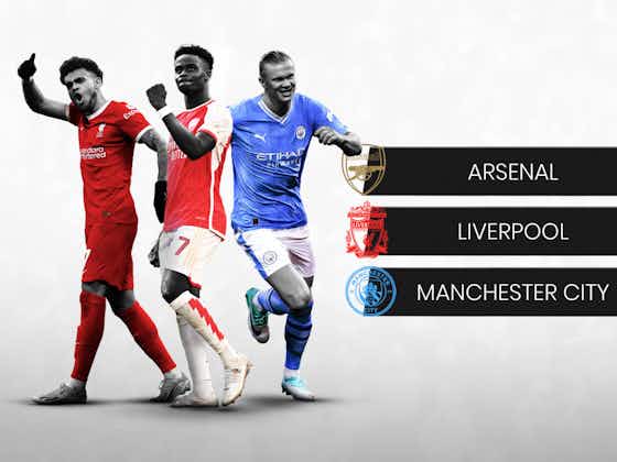 Artikelbild:Meister-Dreikampf: Das Restprogramm von Arsenal, Liverpool & Man City im Vergleich