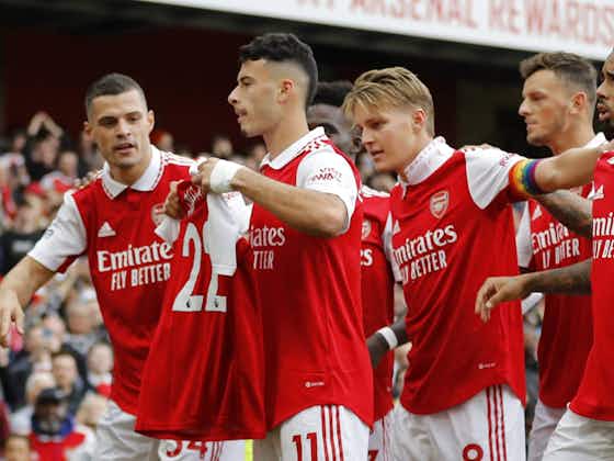 Article image:Arsenal send touching tribute to Pablo Mari during Nottingham Forest game