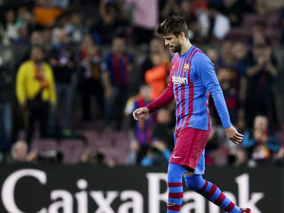 Artikelbild:Piqué bei Barça auf dem Abstellgleis?