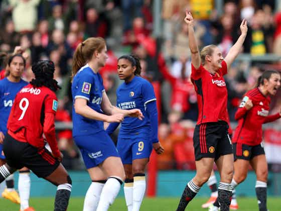 Artikelbild:Women's FA Cup Halbfinale: Manchester United eliminiert Titelverteidiger Chelsea