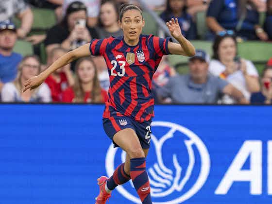 Article image:USWNT's Christen Press hopes to recover from injury in time for World Cup