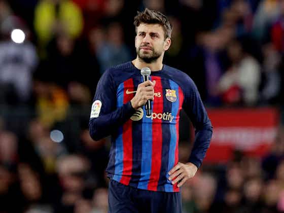 Article image:Gerard Pique could already consider return to playing
