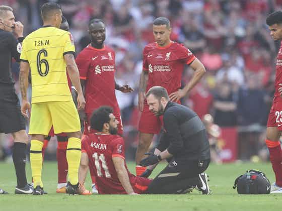 Article image:The games Mohamed Salah could miss after FA Cup final injury