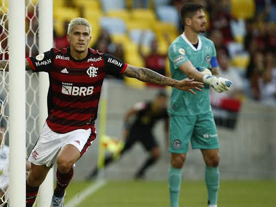 Imagem do artigo:Flamengo dribla crise interna com gol de Pedro, quebra sequência ruim e dá salto na tabela do Brasileirão