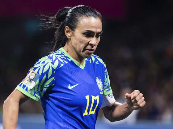 Article image:Marta plays last ever World Cup game as Brazil crash out in group stage shock