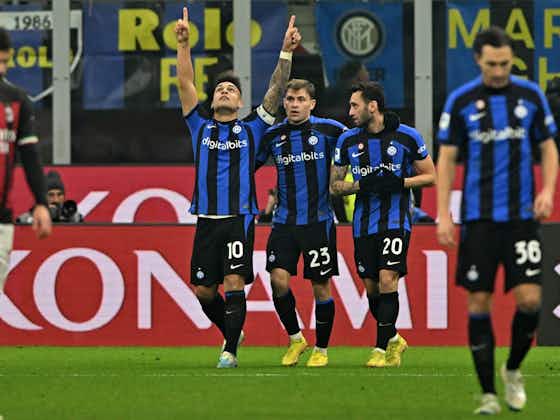Article image:Inter cruise to Milan derby win at San Siro