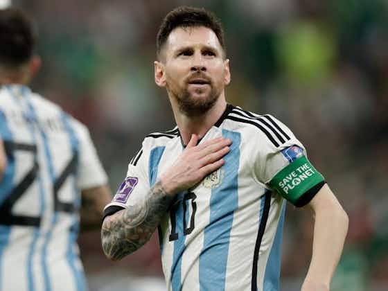Article image:Lionel Messi drags Argentina to win that keeps their World Cup hopes alive